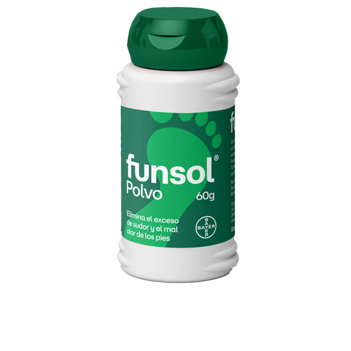 Funsol Polvo Desodorante para Pies 60 gr - Elimina Sudor y Mal Olor, Frescura Duradera