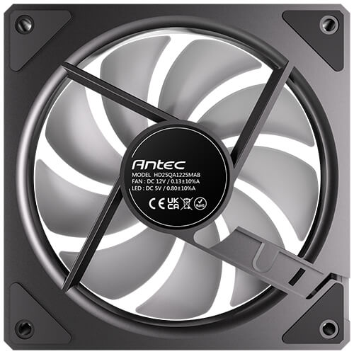 Antec Kit 3 Ventiladores Vision 120R ARGB Negro