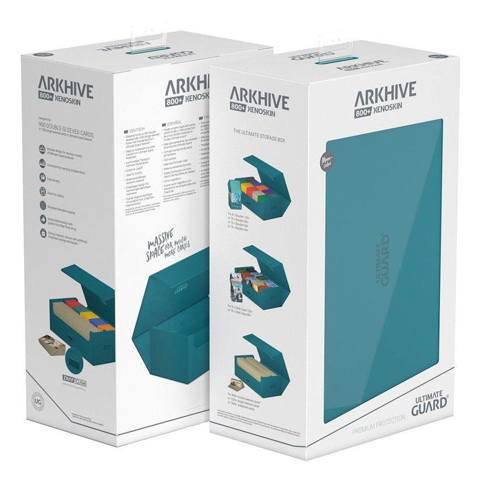 Ultimate Guard Arkhive 800+ XenoSkin Monocolor Gasolina Azul