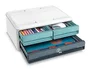 Cep Fichero Cajones Sobremesa Moov Up Reciclado 80% con Cerradura 3 Cajones Azul/Gris 275x369x146 mm