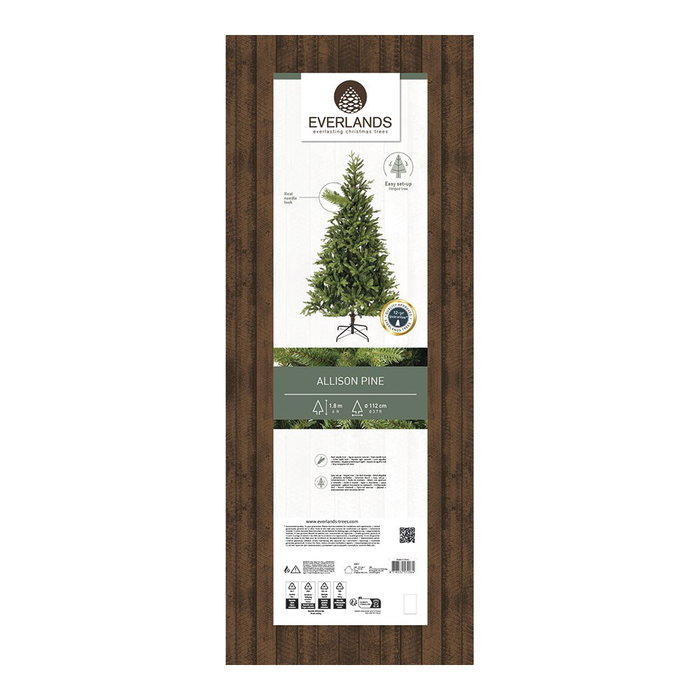 Everlands Árbol de navidad tipo pino Allison Ø112 x 180 cm