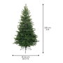 Everlands Árbol de navidad tipo pino Allison Ø112 x 180 cm