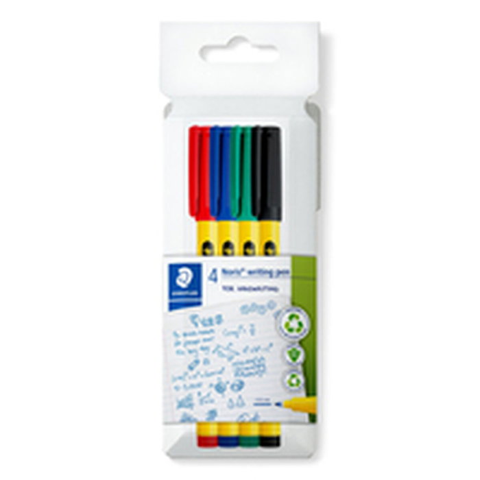 Staedtler Noris Writing Pen 307 Punta F Surtido 4 Unidades Staedtler Noris Writing Pen 307 Punta F Surtido 4 Unidades