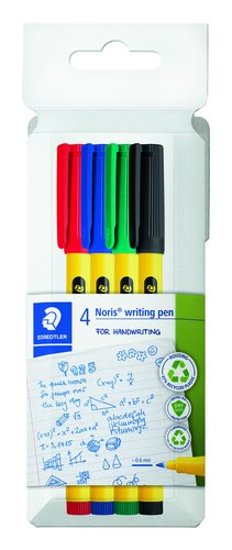 Staedtler Noris Writing Pen 307 Punta F Surtido 4 Unidades Staedtler Noris Writing Pen 307 Punta F Surtido 4 Unidades