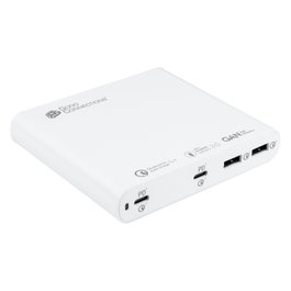 GoodConnections Estación de carga rápida de escritorio 120W 4 puertos (2xUSB-C/2xUSB-A) Blanco