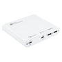 GoodConnections Estación de carga rápida de escritorio 120W 4 puertos (2xUSB-C/2xUSB-A) Blanco