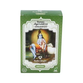 RADHE SHYAM Champú Polvo Aritha Ayurvédico 100Gr - Champú en Polvo 100% Natural para Cabello y Cuero Cabelludo