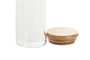 DKD Home Decor Set de 8 Especieros de Cristal y Bambú de 160ml