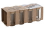 DKD Home Decor Set de 8 Especieros de Cristal y Bambú de 160ml