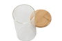 DKD Home Decor Set de 8 Especieros de Cristal y Bambú de 160ml