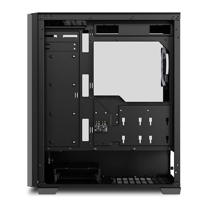 Sharkoon VS9 RGB Midi Tower Negro PC Caja con Ventana y RGB para ATX, micro ATX, Mini-ITX