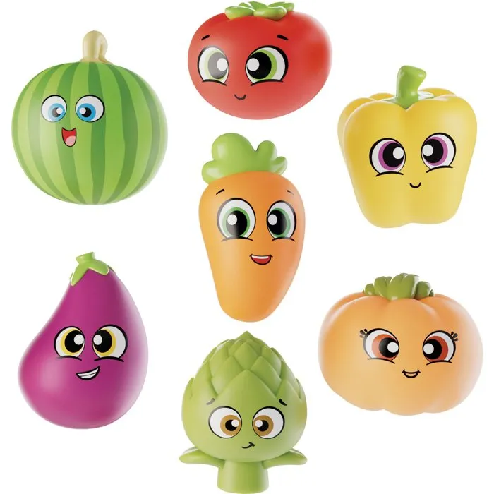 Liscianigiochi - Juego de Baño para Bebés CAROTINA - Juguetes Flotantes con Colores Brillantes para Bebés desde 6 Meses - LIS8008324113705