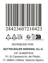 Quttin Cuchillo Pelador Sybarite 8 cm (24 Unidades) Quttin Cuchillo Pelador Sybarite 8 cm (24 Unidades)