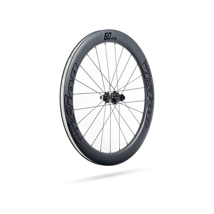 Vision Service Course 60 mm Ruedas de Carbono Carretera Eje Pasante 12 mm Centerlock 28 Pulgadas
