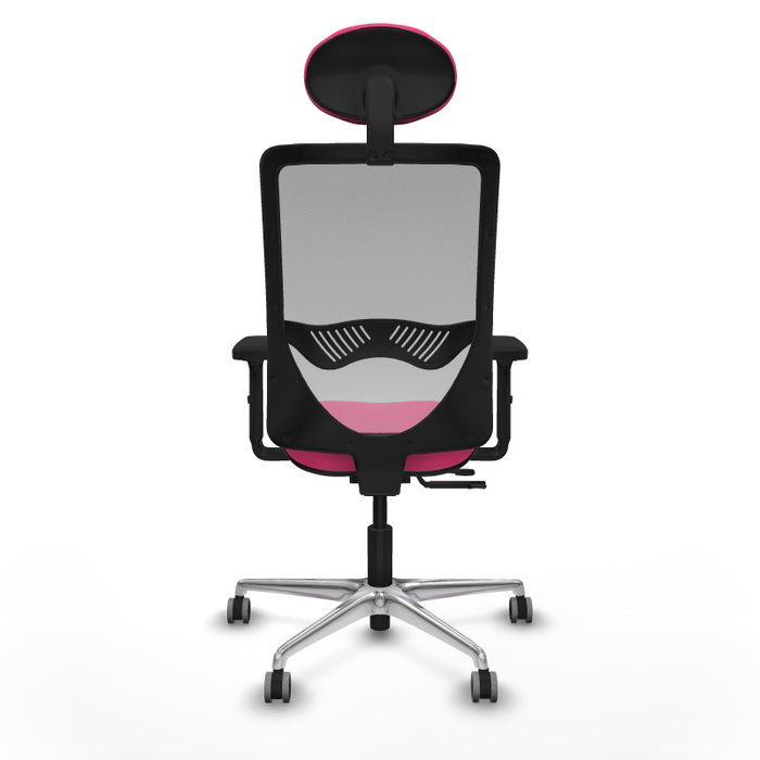 PIQUERAS Y CRESPO Silla de oficina Zulema Rosa y Gris PIQUERAS Y CRESPO Silla de oficina Zulema Rosa y Gris