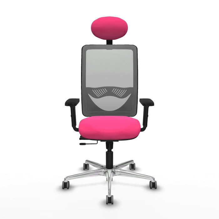 PIQUERAS Y CRESPO Silla de oficina Zulema Rosa y Gris PIQUERAS Y CRESPO Silla de oficina Zulema Rosa y Gris
