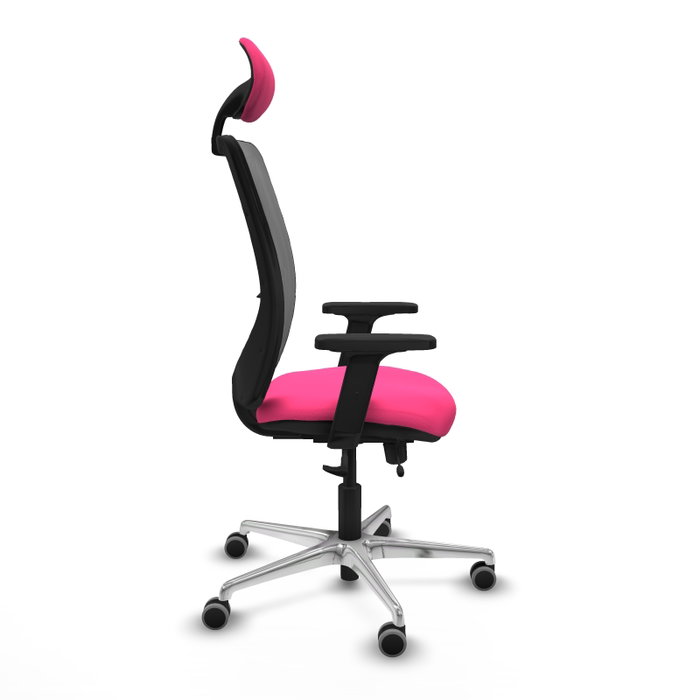 PIQUERAS Y CRESPO Silla de oficina Zulema Rosa y Gris PIQUERAS Y CRESPO Silla de oficina Zulema Rosa y Gris