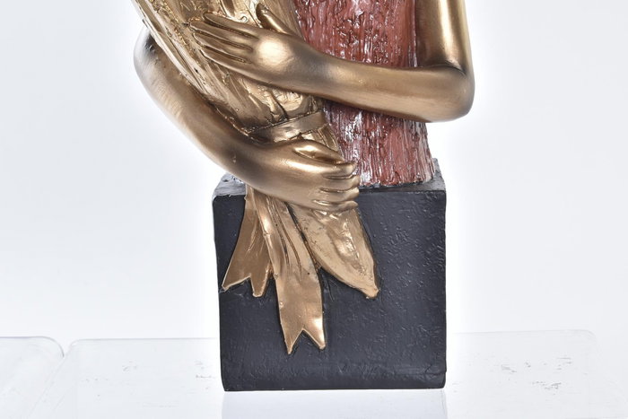 DKD Home Decor Figura de Resina Niña (Surtido de Colores)