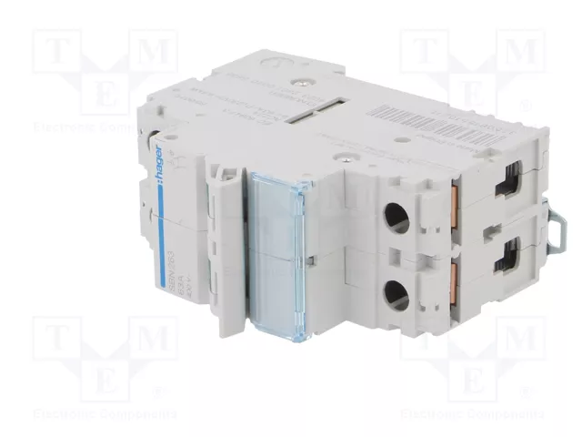 HAGER Interruptor de aislamiento 2 polos 63A 400VAC