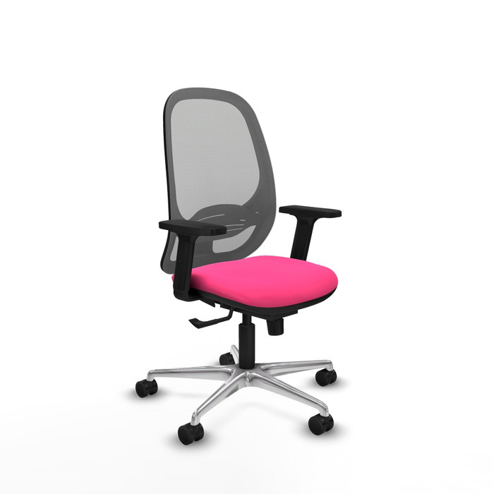 PIQUERAS Y CRESPO Silla de oficina Cilanco Rosa y Gris PIQUERAS Y CRESPO Silla de oficina Cilanco Rosa y Gris