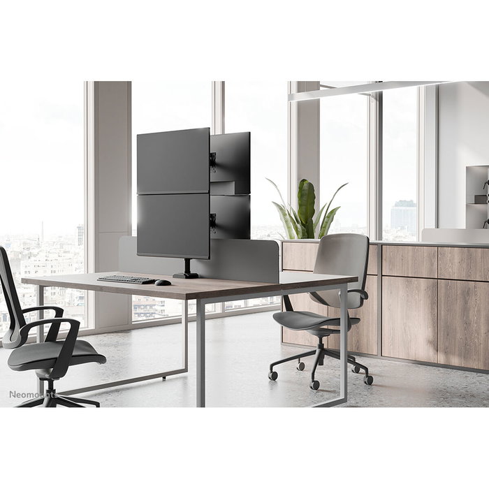 Neomounts Soporte de Mesa Dual 10-32'' con Inclinación y Rotación Neomounts Soporte de Mesa Dual 10-32'' con Inclinación y Rotación