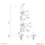 Neomounts Soporte de Mesa Dual 10-32'' con Inclinación y Rotación