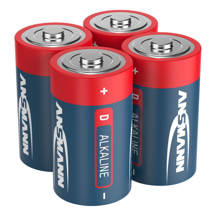 Ansmann Alkaline Mono D LR 20 red-line (4 unidades)