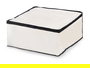 Kipit Caja Organizadora Plegable 45x45x20 cm Blanca (Set de 24)