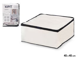 Kipit Caja Organizadora Plegable 45x45x20 cm Blanca (Set de 24)