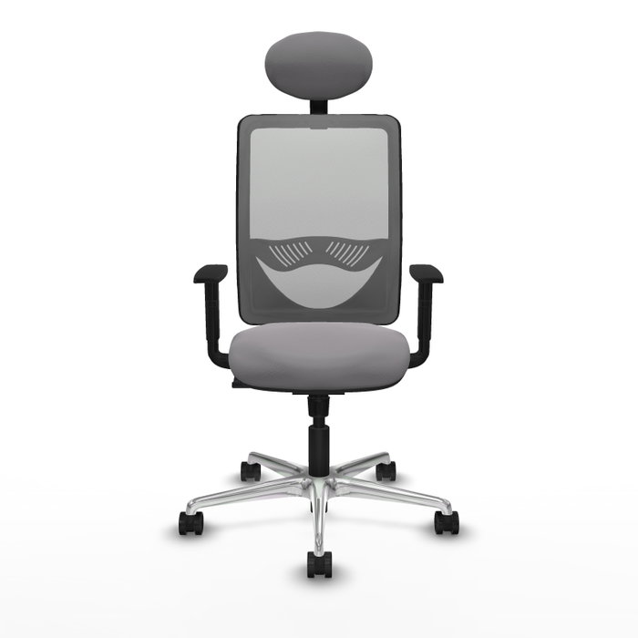 PIQUERAS Y CRESPO Silla de oficina Zulema Gris con mecanismo Sincro PIQUERAS Y CRESPO Silla de oficina Zulema Gris con mecanismo Sincro