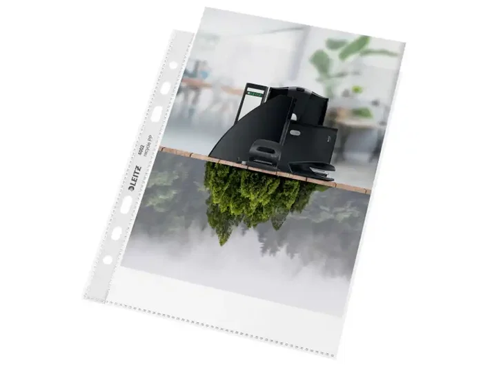 Leitz Funda Multitaladro DIN A5 6 Taladros Polipropileno 100 mc Piel de Naranja con Refuerzo Leitz Funda Multitaladro DIN A5 6 Taladros Polipropileno 100 mc Piel de Naranja con Refuerzo