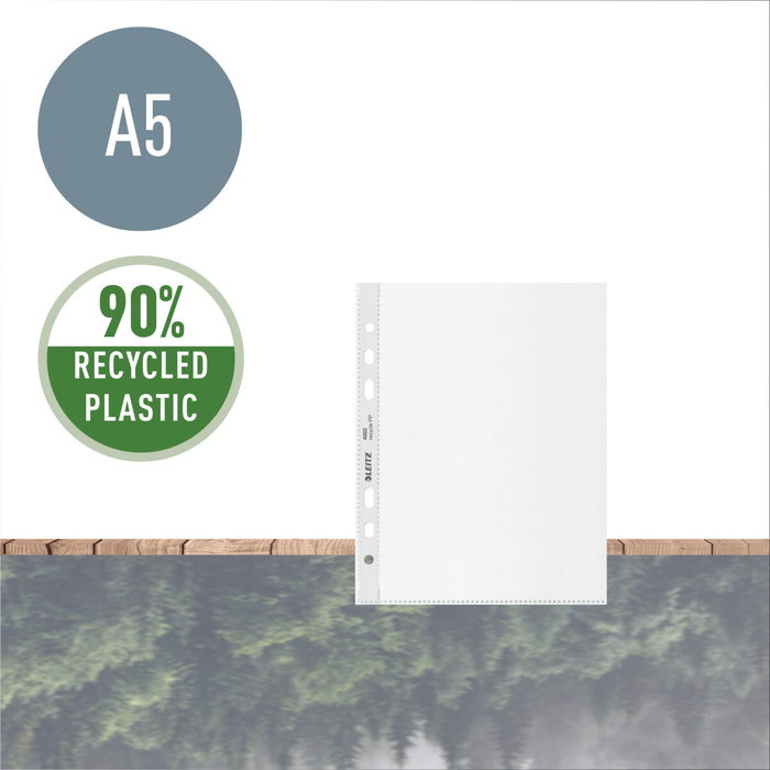 Leitz Recycle Funda Multitaladro DIN A5 6 Taladros Piel de Naranja Leitz Recycle Funda Multitaladro DIN A5 6 Taladros Piel de Naranja