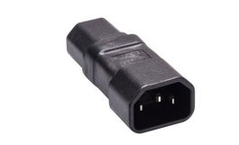 MicroConnect Adaptador de Corriente C14 a C15, Negro