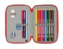 Safta Plumier Doble pqño 29 piezas 12,5x19,5x4 cm Estuche escolar