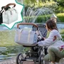 Badabulle Bolso Cambiador Bowling Gran Capacidad 20L con Cambiador y Accesorios para Cochecito, Gris