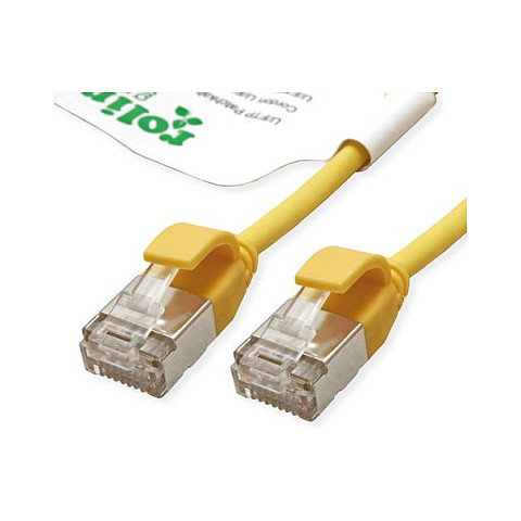 ROLINE GREEN Patchkabel Cat.6A U/FTP 1,5 m Amarillo