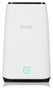 Zyxel FWA510 Router 5G Interior Tribanda con Wi-Fi 6 (802.11ax), 2 Puertos Ethernet LAN, 4 Antenas, Negro y Blanco