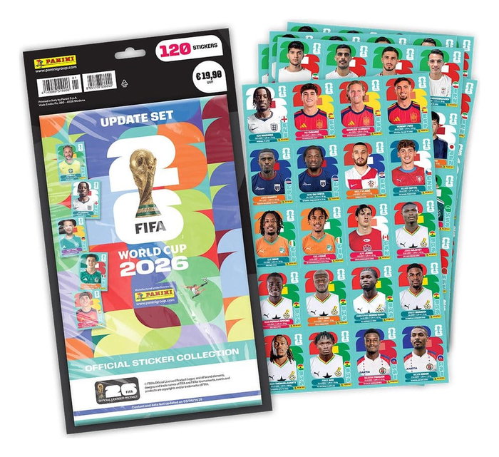 Panini FIFA World Cup 2026 Colección de Cromos Update Set