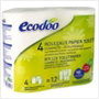 ECODOO Papel Higiénico Compacto de 4 Rollos