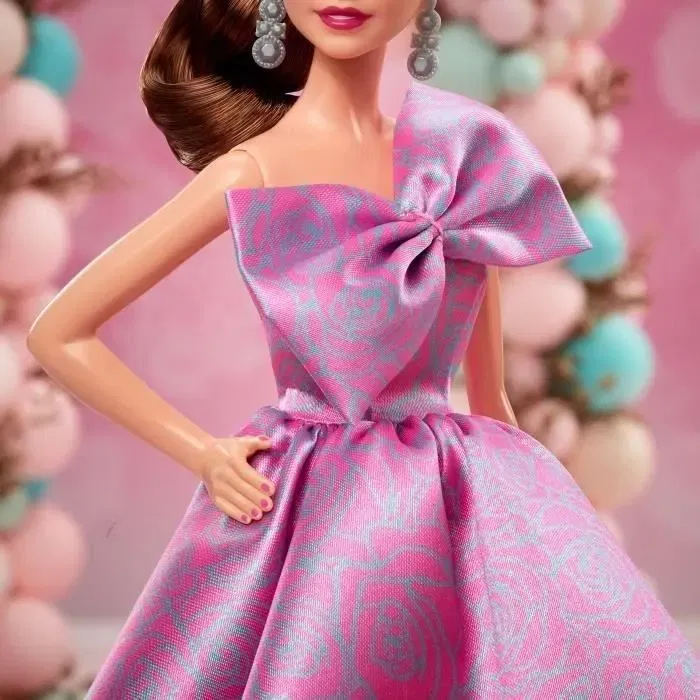 Barbie Muñeca Feliz Cumpleaños JBJ07 - Muñeca de 33 cm para niños de 6-10 años, regalo perfecto