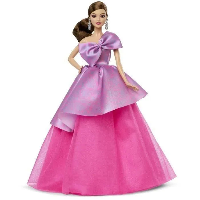Barbie Muñeca Feliz Cumpleaños JBJ07 - Muñeca de 33 cm para niños de 6-10 años, regalo perfecto