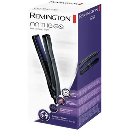 Remington S2880 Straightini - Plancha de pelo de cerámica, alisado caliente 200°C, 60 s de calentamiento, 15 cm, negro, incluye bolsa de viaje