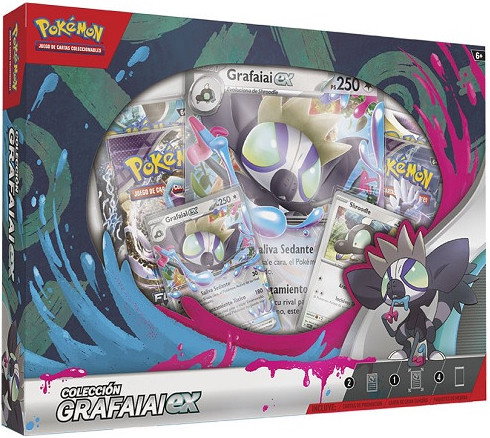 Pokemon Blister de cartas Grafaiai ex en español Pokemon Blister de cartas Grafaiai ex en español