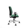 PIQUERAS Y CRESPO Silla de oficina Alares Verde esmeralda con mecanismo Sincro/Traslack y brazos 1D