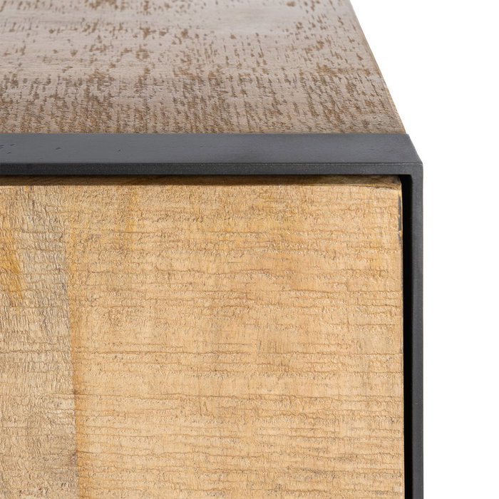 Aparador Natural Madera de Mango Salón 150 X 44 X 80 cm