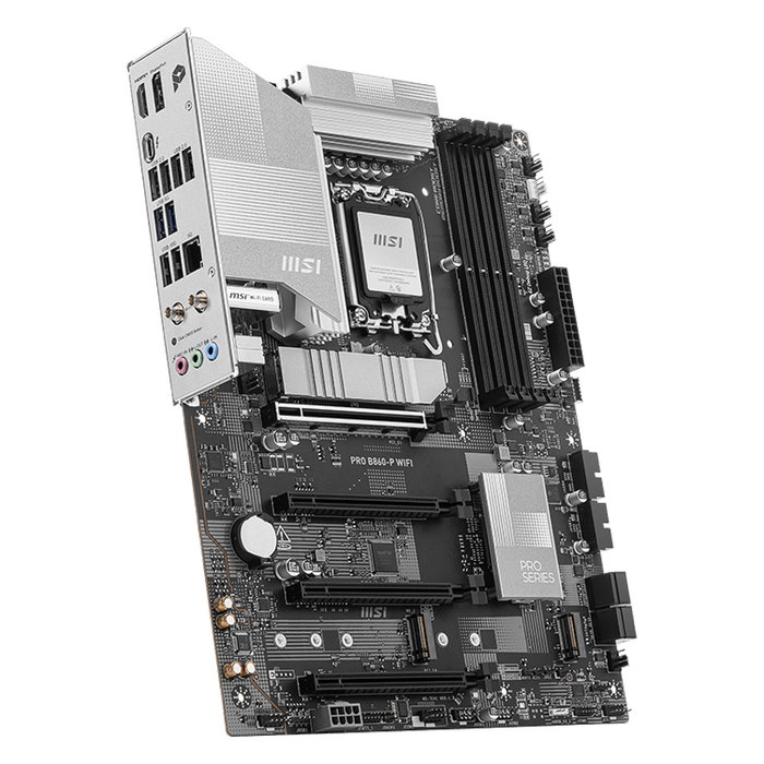 MSI Placa Base PRO B860-P WiFi (601-7E41-02S) ATX DDR5 Wi-Fi 7 Intel B860 LGA 1851 PCIe 5.0