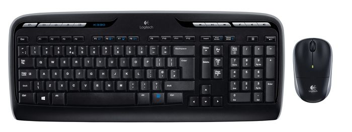 Logitech Combo Teclado y Ratón Inalámbrico MK330 con 11 Teclas de Acceso Rápido y Receptor USB Logitech Combo Teclado y Ratón Inalámbrico MK330 con 11 Teclas de Acceso Rápido y Receptor USB