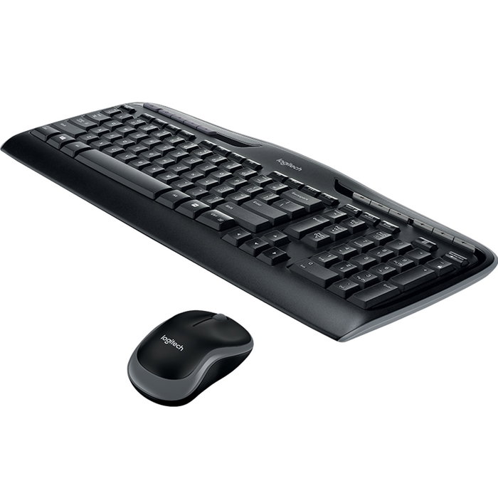 Logitech MK330 Combo de Teclado y Ratón Inalámbrico US International Negro