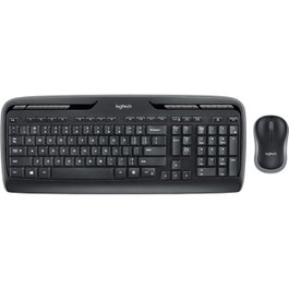 Logitech MK330 Wireless Combo Teclado y Ratón Negro US International