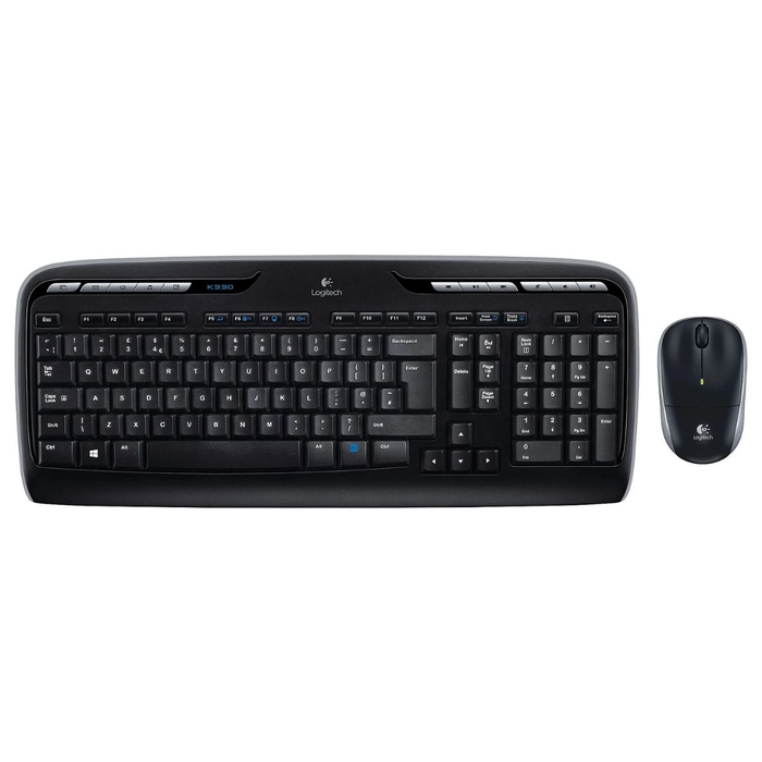 Logitech MK330 Combo de Teclado y Ratón Inalámbrico Negro US International Logitech MK330 Combo de Teclado y Ratón Inalámbrico Negro US International